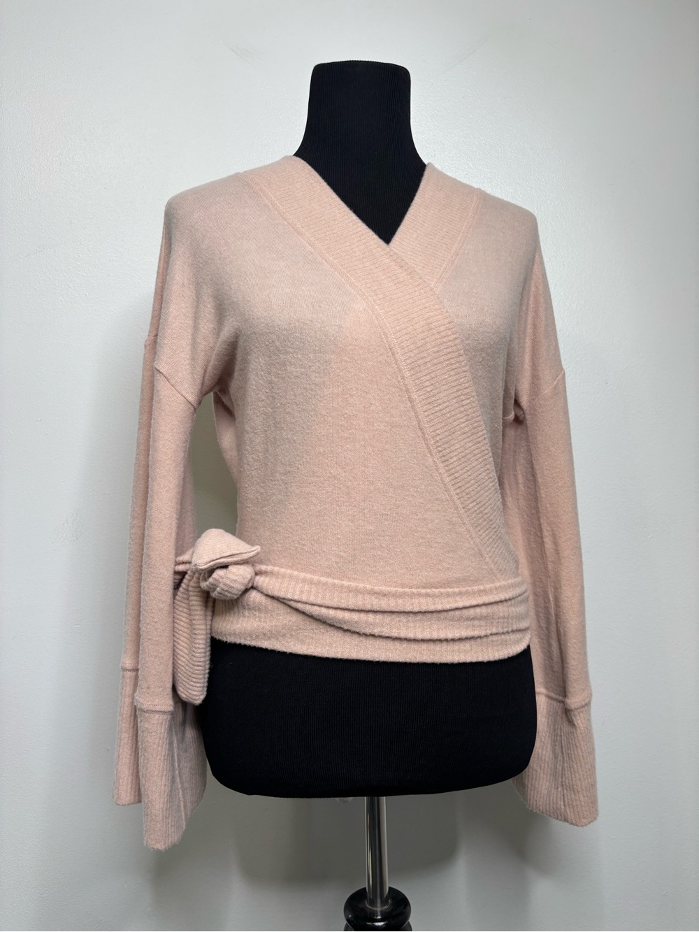 Free People FP Beach Wrap Me Up Sweater Beige Size Small